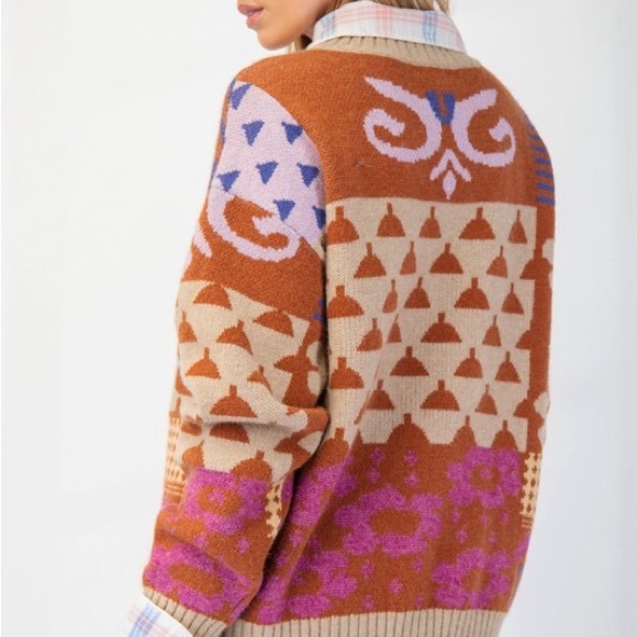 Multi color sweater - Picture 3 of 3